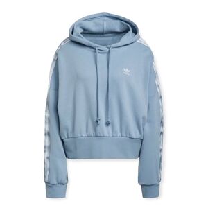 ADIDAS Originals Cropped Hoodie with Satin Tape | size LARGE